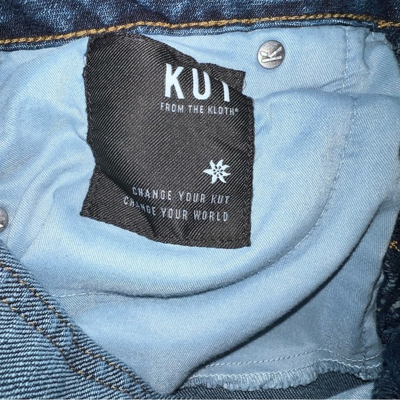 Kut from the‎ Kloth Juliet Slouchy Boyfriend Jean butterfly size 4 - Picture 2 of 13